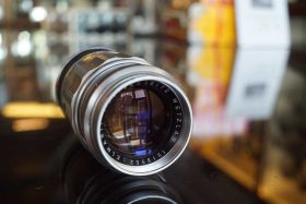 Leica Elmarit 90mm F/2.8 M-mount silver, worn barrel but perfect glass