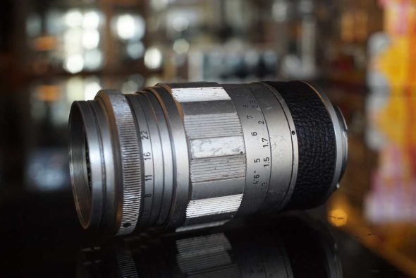 Leica Elmarit 90mm F/2.8 M-mount silver, worn barrel but perfect glass