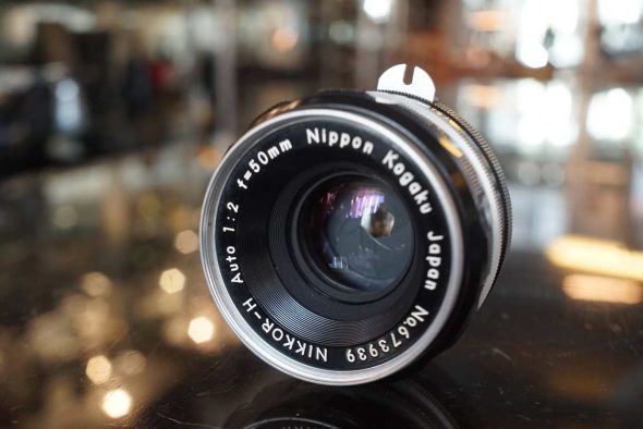 Nikon Nippon Kogaku Nikkor-H 50mm F/2 Non-AI lens