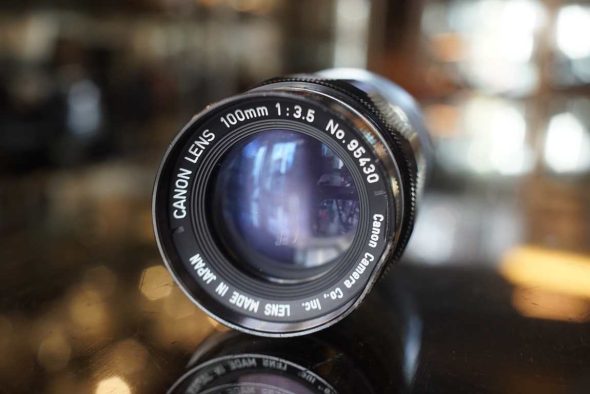 Canon lens 100mm F/3.5 for LTM rangefinder