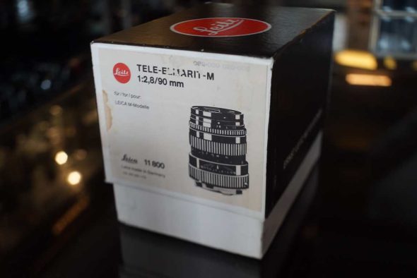 Leica 11800 Tele-Elmarit 90mm F/2.8 M-mount, boxed