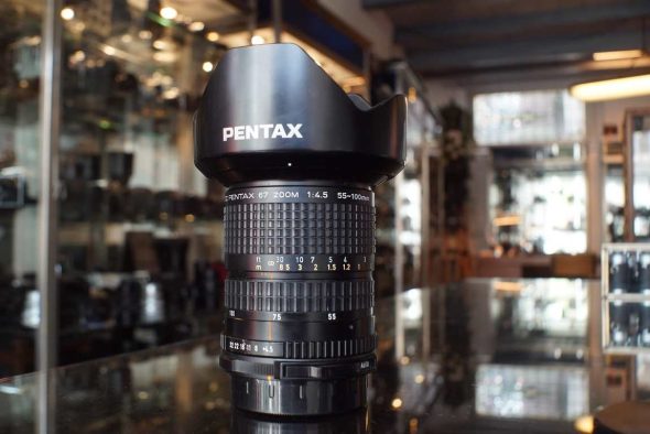 Pentax 67 zoom 55-100mm F/4.5 lens, boxed