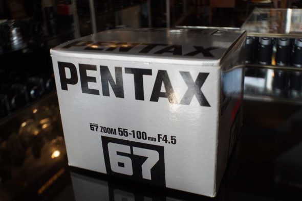 Pentax 67 zoom 55-100mm F/4.5 lens, boxed