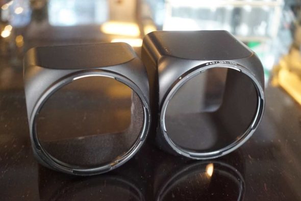 Hasselblad lens hoods, Pair. for B60, 80mm and tele