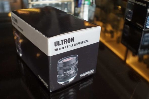 Voigtlander Ultron 35mm F/1.7 VM lens for Leica M, boxed