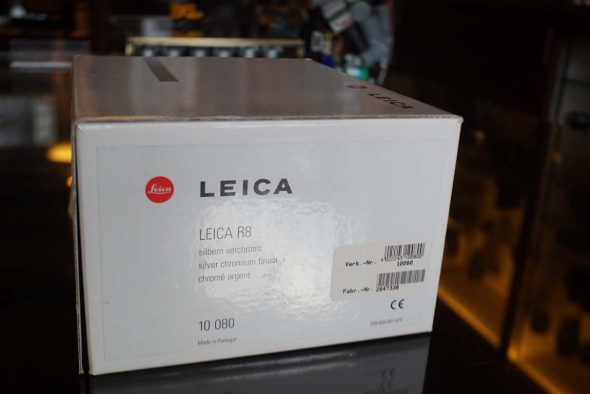 Leica R8 body chrome, boxed