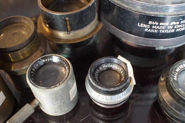 Lot of various old vintage lenses, sold as found, need good clean