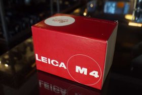 Leica M4 body, empty retail packaging