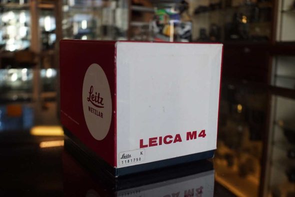 Leica M4 body, empty box only