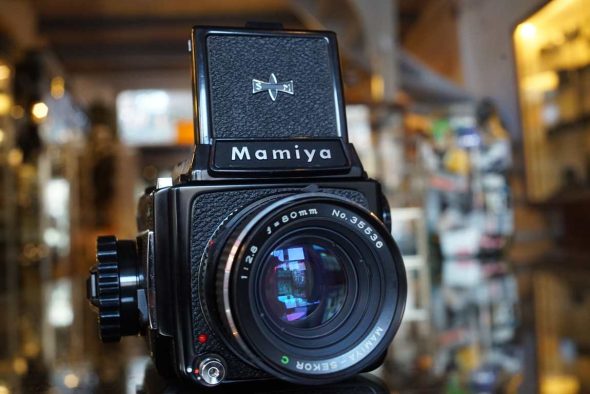 Mamiya M645 WLF kit w/ Sekor 80mm f/2.8 C, recent CLA