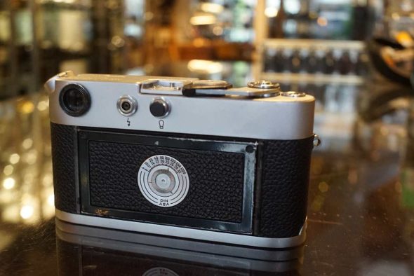 Leica M4 body with fresh CLA and new leathers