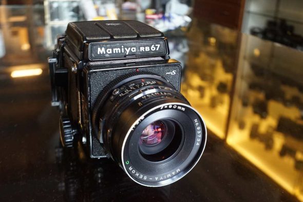 Mamiya RB67 pro S kit + SD back + Sekor C 90mm f/3.8