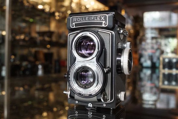 Rolleiflex T, Grey finish, Tessar lens