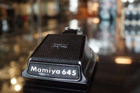 Mamiya M645 prism finder, light foaming line