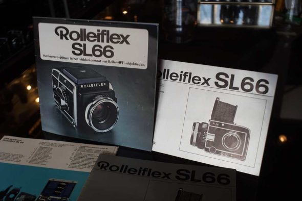 Rolleiflex SL66 manuals, brochures, paperwork