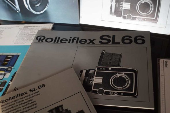 Rolleiflex SL66 manuals, brochures, paperwork