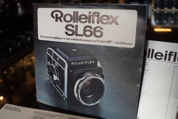 Rolleiflex SL66 manuals, brochures, paperwork