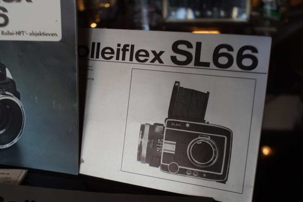 Rolleiflex SL66 manuals, brochures, paperwork