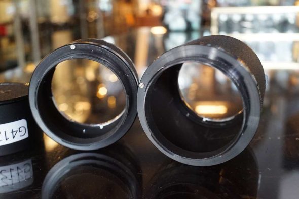 Set of 2 Rollei SL66 extension tubes for macro