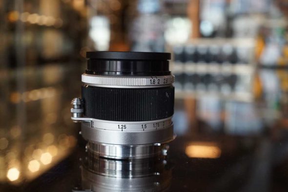 Canon LTM 50mm F/1.8 lens incl. Leica M adapter