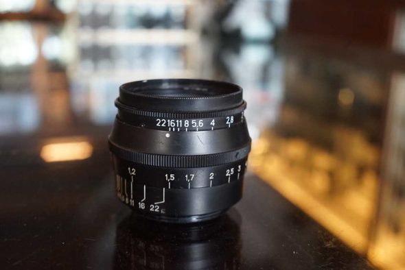 KMZ Jupiter-8 lens 50mm F/2 for LTM, matte black