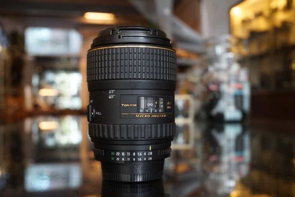 Tokina AT-X PRO 100mm F/2.8 Macro autofocus lens for Nikon AI-S/FX