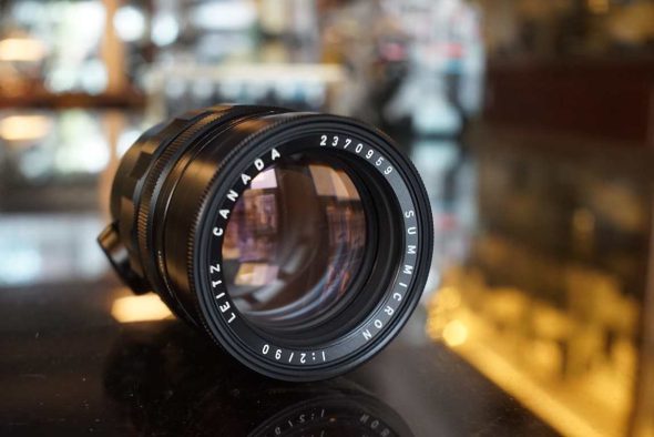 Leica Leitz 11123 Summicron 90mm F/2 M-mount black, boxed