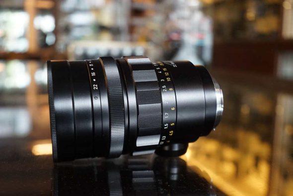 Leica Leitz 11123 Summicron 90mm F/2 M-mount black, boxed