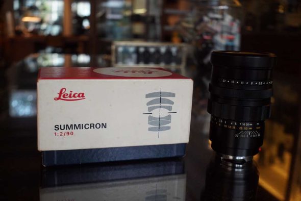 Leica Leitz 11123 Summicron 90mm F/2 M-mount black, boxed