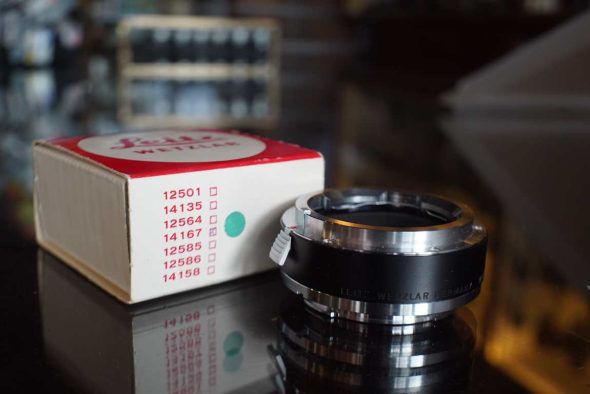 Leica 14167 Visoflex M to R adapter, boxed