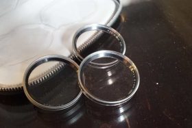 Lot of 3x E39 filter in pouch, B+W vintage