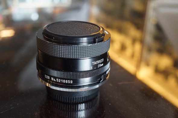 Nikon fit Tamron Adaptall 2 28mm f/2.5 lens, AI