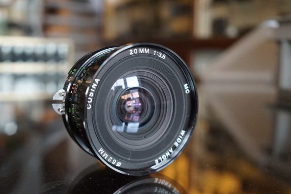 Nikon AIS fit 20mm f/3.8 lens made by Cosina