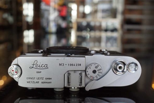 Leica M3 body chrome, single stroke, CLA