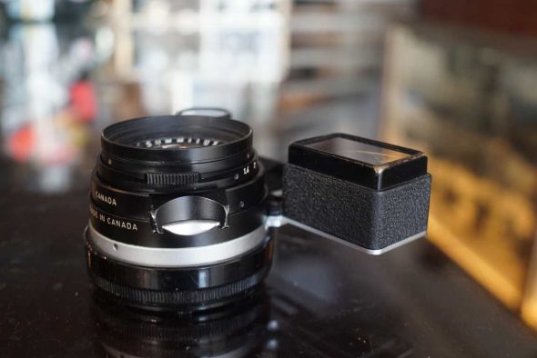 Leica Summilux 35mm F/1.4 V2 with infinity lock and black paint goggles