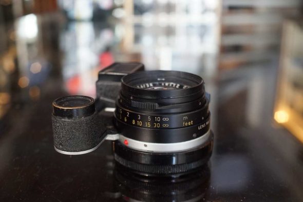 Leica Summilux 35mm F/1.4 V2 with infinity lock and black paint goggles