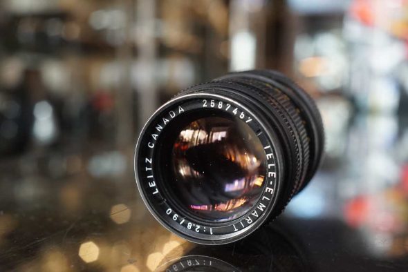 Leica Leitz Tele-Elmarit 90mm f/2.8 M + 12575 hood