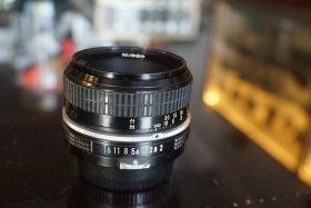 Nikon Nikkor 50mm f/2 Pre-AI lens