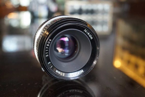 Nikon Nikkor 50mm f/2 Pre-AI lens