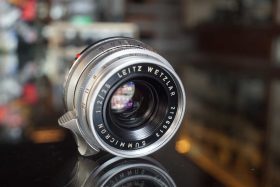 Leica Leitz Summicron 35mm F/2 chrome (8-elements) for M