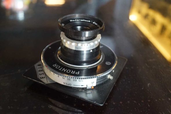 Rodenstock Eurygon 35mm F/4 lens in Prontor Polaroid shutter