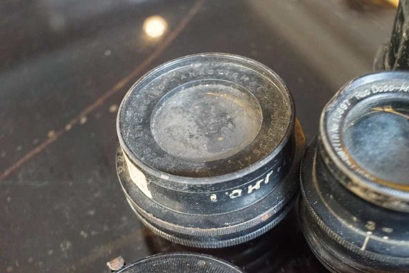 Lot of various old lens. As found, needs good clean