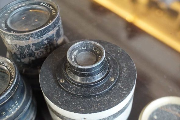 Lot of various old lens. As found, needs good clean