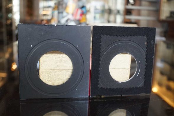 Pair of Linhof lens boards for Technika III camera