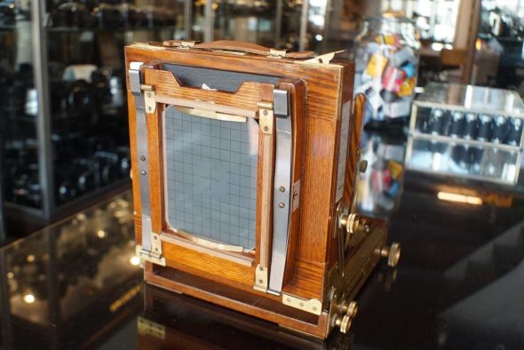 Old Wooden ISTON camera, converted to 4×5” sheet film
