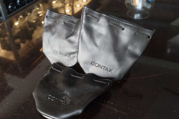 Lot of 3x lens pouch, CONTAX, GCL1x2, GCL2