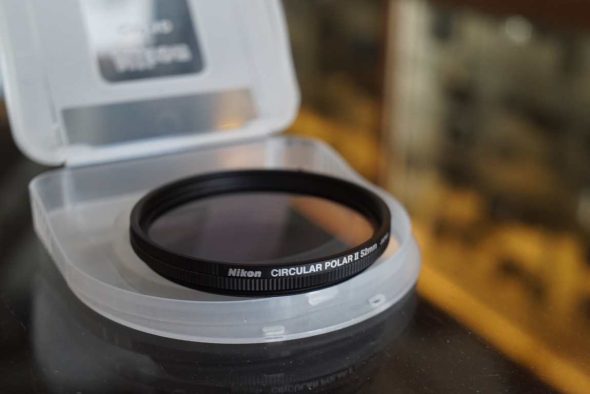 Nikon C-PLII Circular Polariser filter 52mm, modern version, boxed