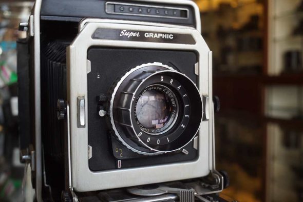 Graflex Super Graphic kit with Optar 135mm f/4.5 lens