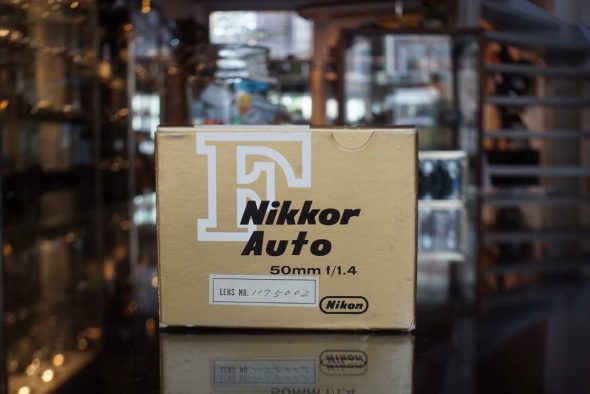 Nikon Nikkor-S 50mm F/1.4 Non-AI lens, boxed