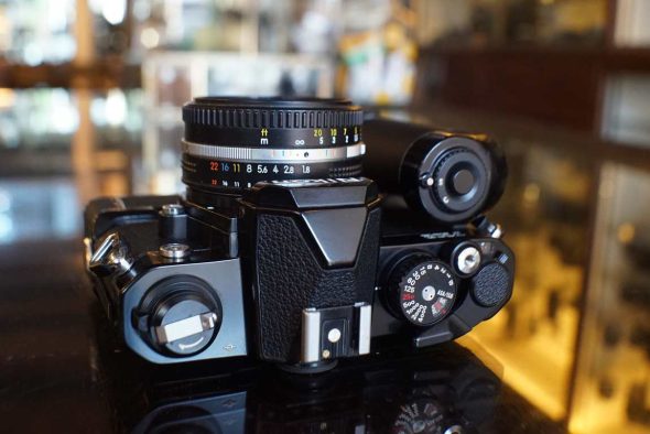 Nikon FM2n black+ Nikkor 50mm f/1.8 AIS + MD-12 motordrive kit